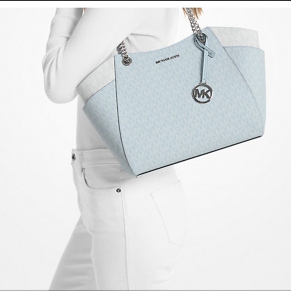 Michael kors jet set travel large logo chain  shoulder bag - Picture 11 of 13